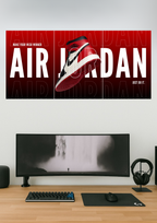 Make Your Wish Winner | AIR JORDAN SHOES | Set of 3 Split Design Poster