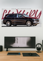 Mercedes Maybach GLS 600 | Car Set | Set of 3 Split Design Poster