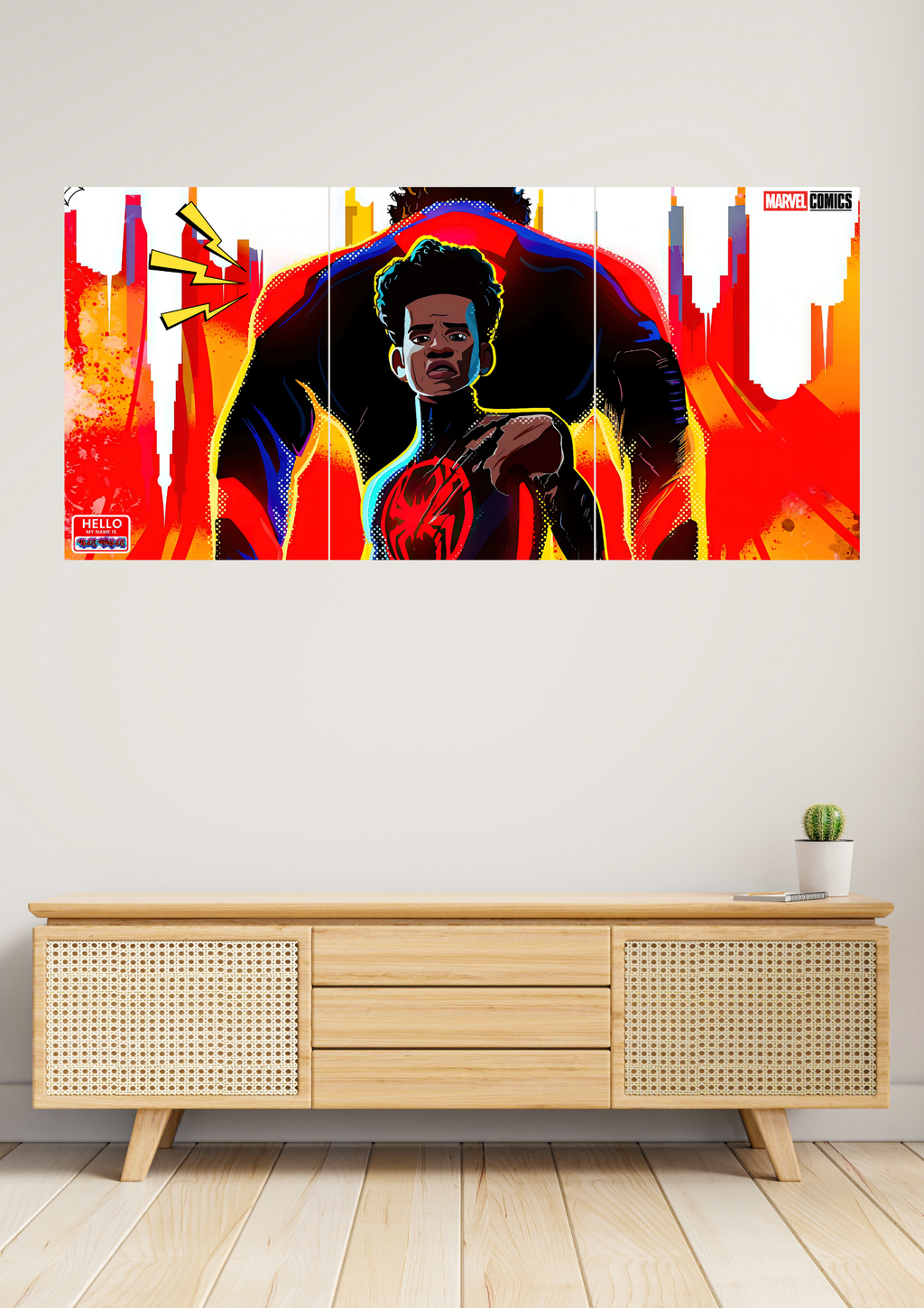 Miles Morales | Marvel | Set of 3 Split Design Poster