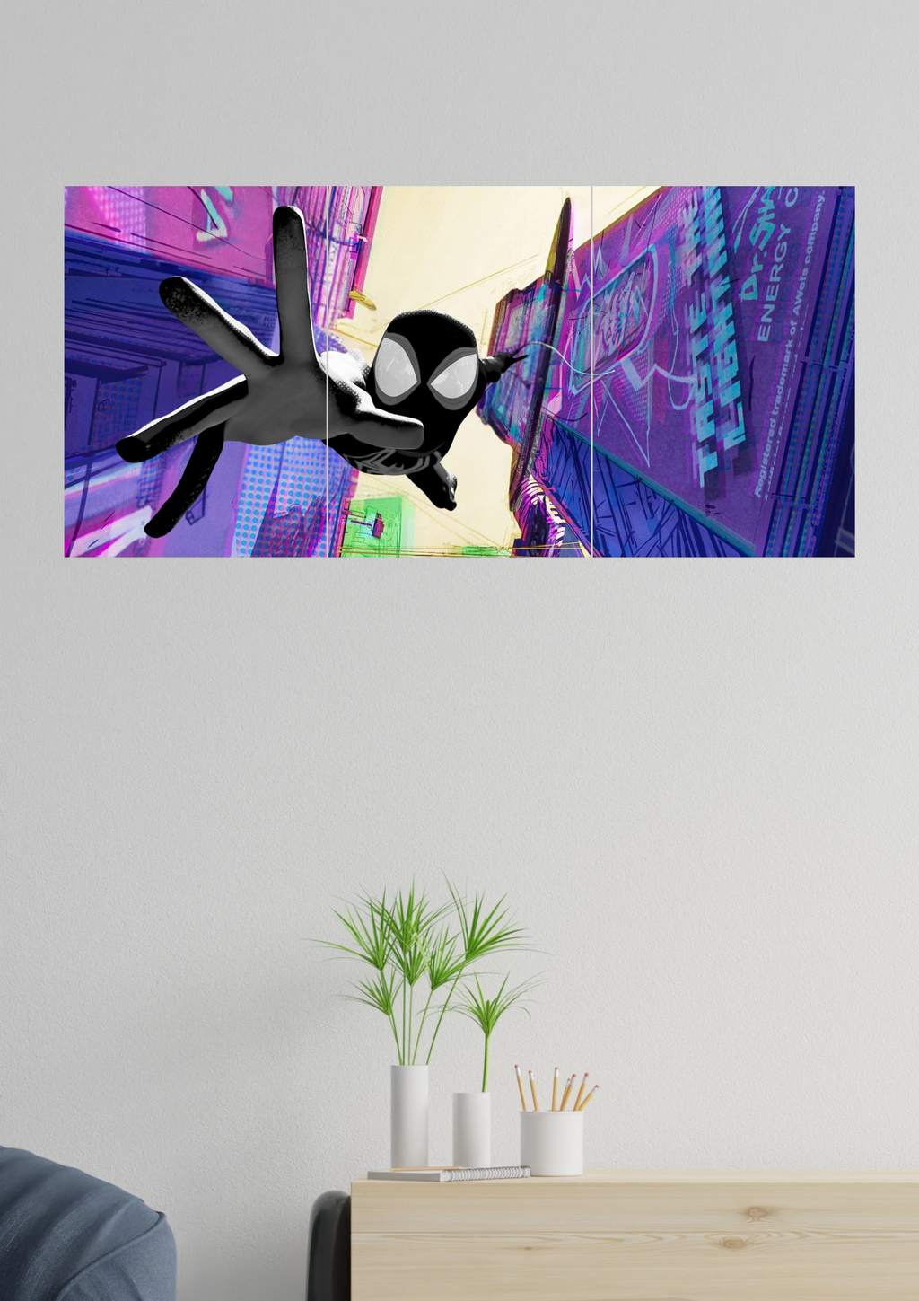 Miles Morales | Spiderman x Black | Split Design Posters