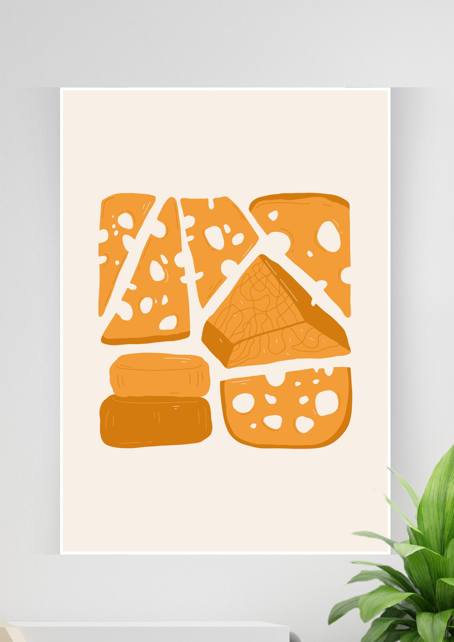 Minimalist Kitchen Wall Art Poster | Art #100 | Kitchen Posters 