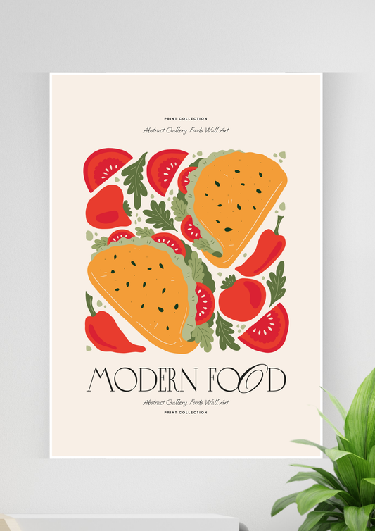 Minimalist Kitchen Wall Art Poster | Art #101 | Kitchen Posters 