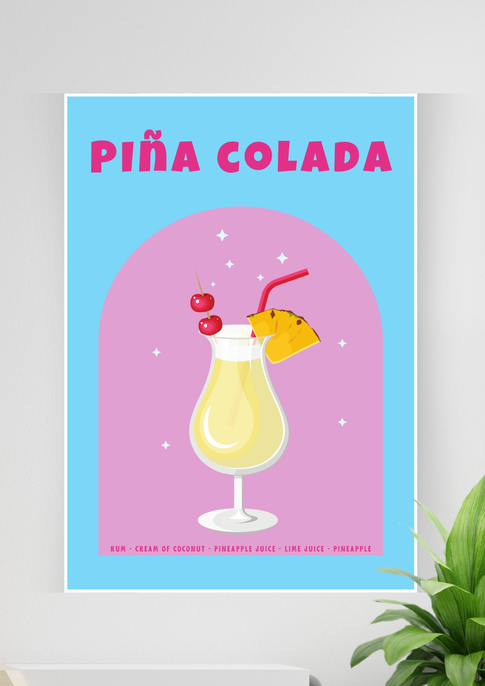 Minimalist Kitchen Wall Art Poster | Art #105 | Kitchen Posters 