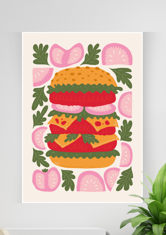 Minimalist Kitchen Wall Art Poster | Art #68 | Kitchen Posters 