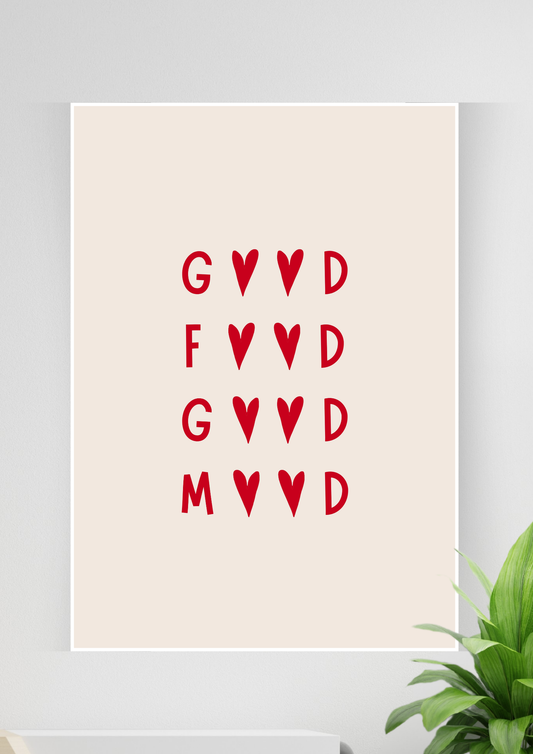 Minimalist Kitchen Wall Art Poster | Art #92 | Kitchen Posters 
