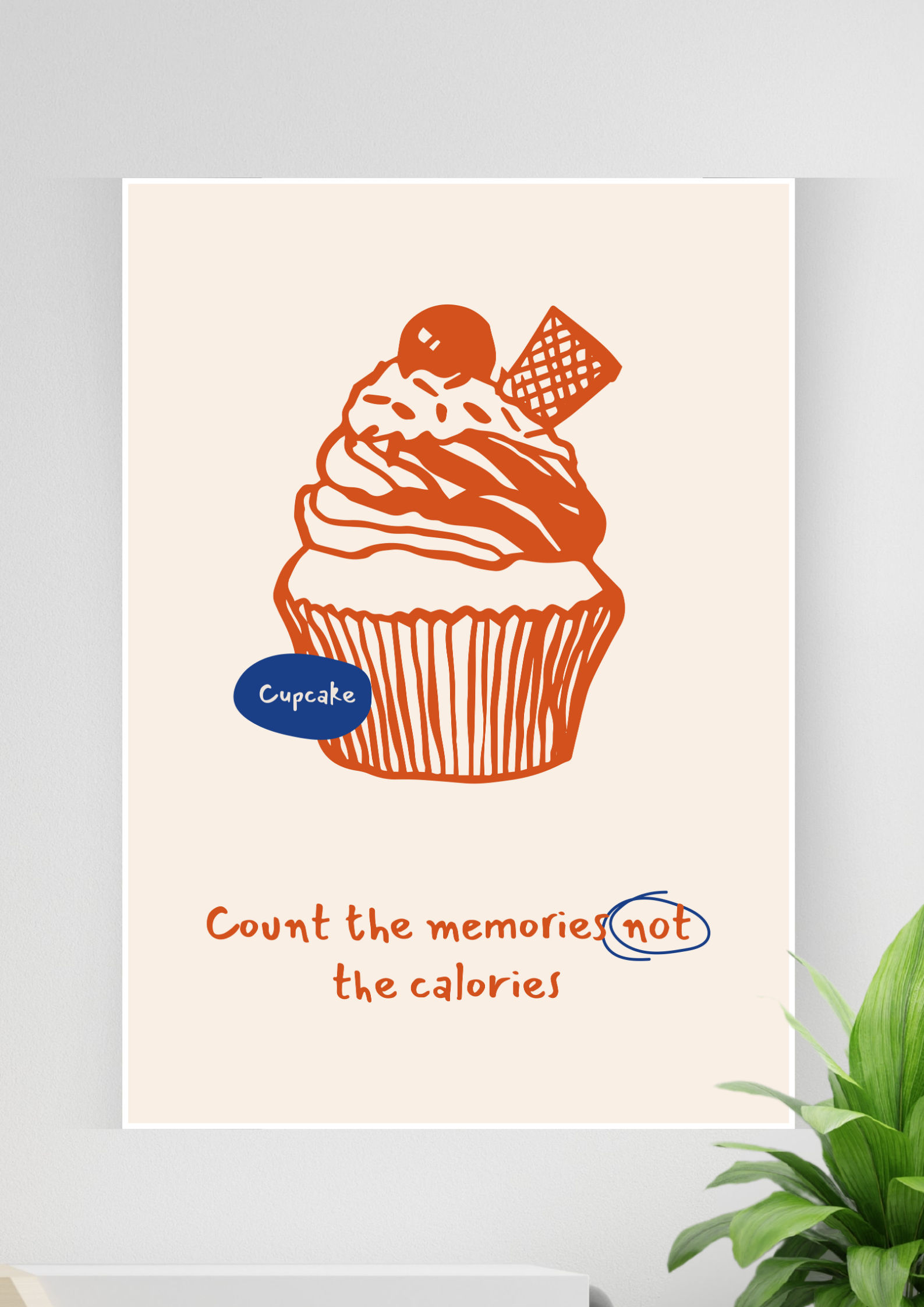 Minimalist Kitchen Wall Art Poster | Art #94 | Kitchen Posters 