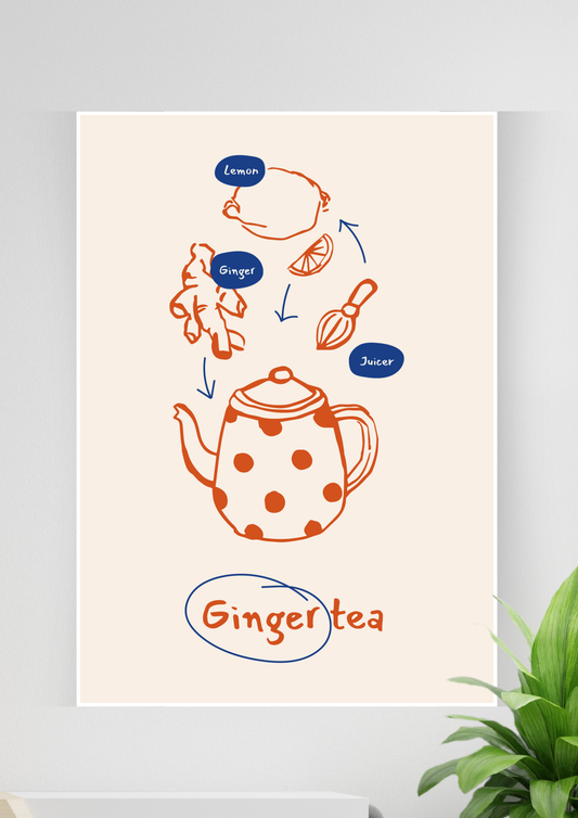 Minimalist Kitchen Wall Art Poster | Art #98 | Kitchen Posters 