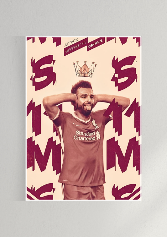 Mohamed Salah Art Poster | Football Posters