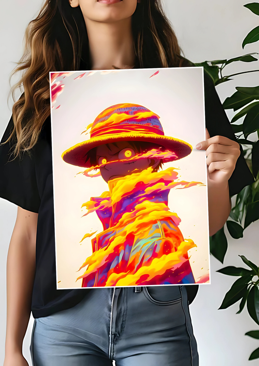 Monkey D. Luffy Artwork Poster | Anime Poster