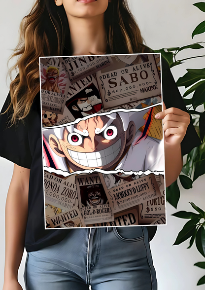 Monkey D. Luffy Gear Five Poster | Anime Poster