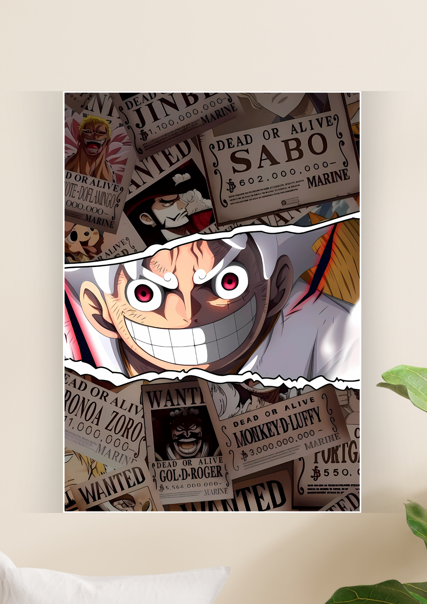 Monkey D. Luffy Gear Five Poster | Anime Poster