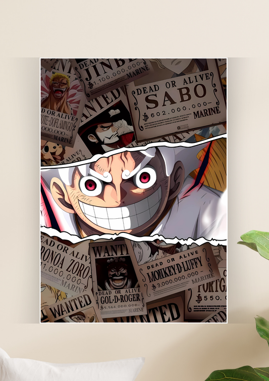 Monkey D. Luffy Gear Five Poster | Anime Poster