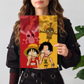  Monkey D. Luffy and Portgas D. Ace  Poster | Anime Poster