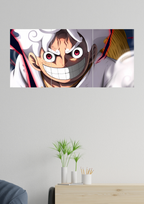 Monkey D. Luffy x Gear 5 Poster | Split Design Poster 