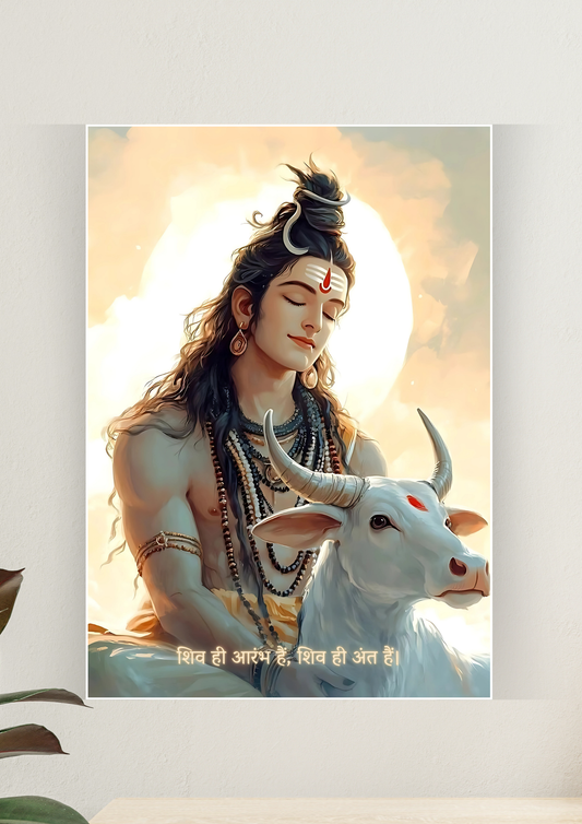 Nandinatha Quote | Lord Shiva Poster | Devotional Posters