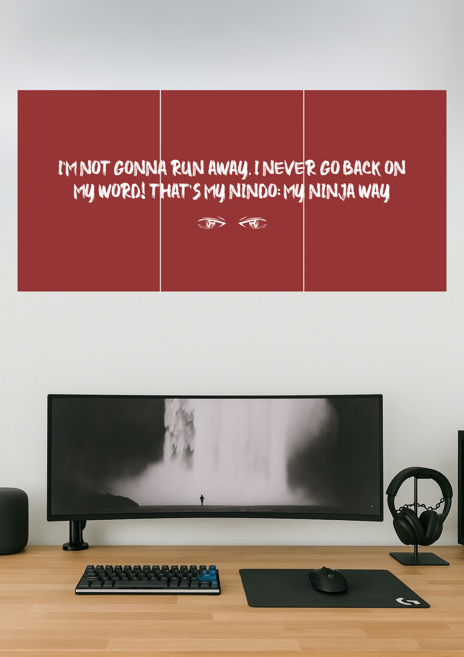 Naruto Dialogue | Anime Poster | Split Design Poster – GenZCustom