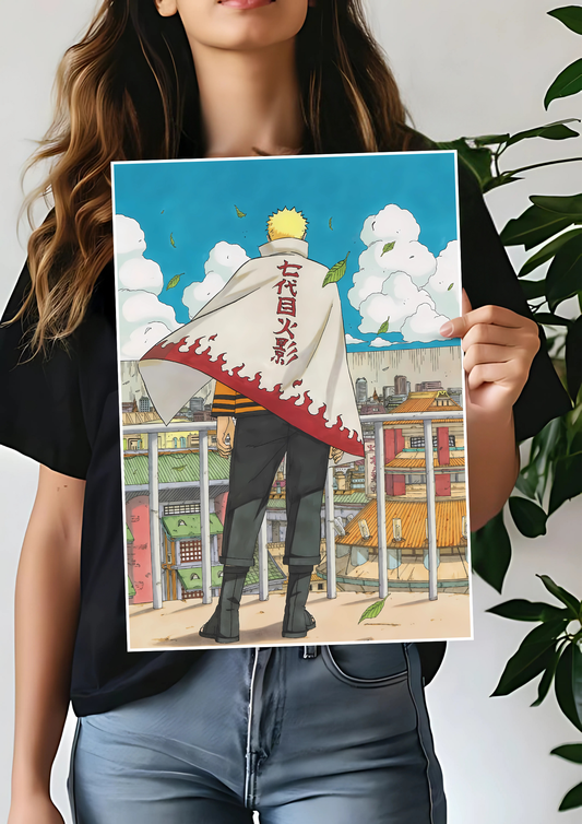 Naruto Hokage Poster | Anime Poster 