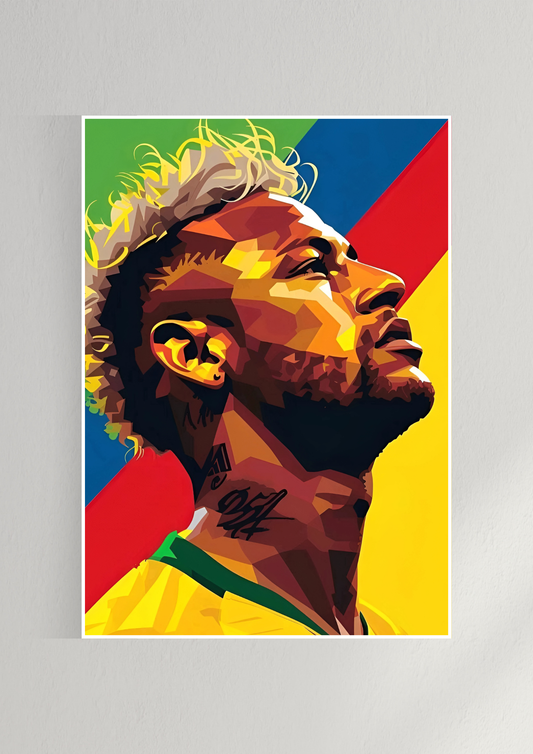 Neymar Jr Art Poster | Football Posters