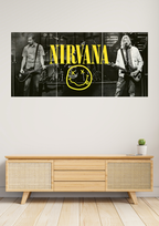 Nirvana | Music SET | Set of 3 Split Design Poster