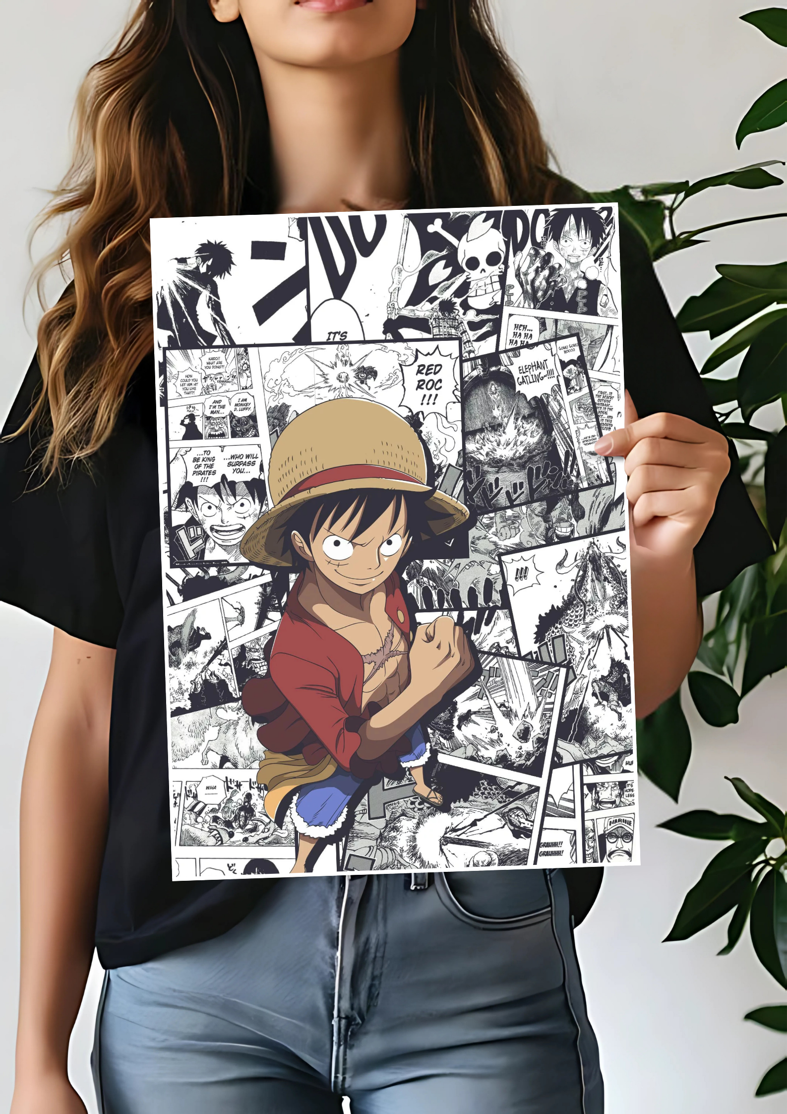 One Piece Luffy Manga Poster | Anime Posters