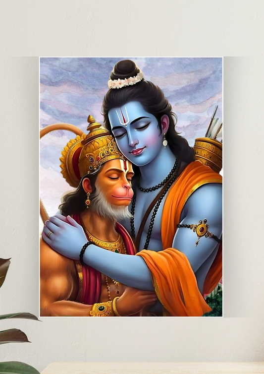 Param Bhakt Hanuman Poster | Mythology Poster | hindu religious poster design
