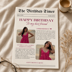 Personalized Newspaper #001 | Custom Birthday Newspaper