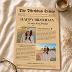Personalized Newspaper #003 | Custom Birthday Newspaper