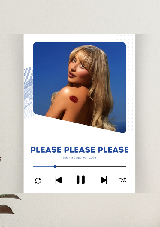 Please Please Please Song Poster | Music Poster