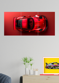 Porsche 911 GT3 Poster | Split Design Poster | Pack Of 3 GenZCustom