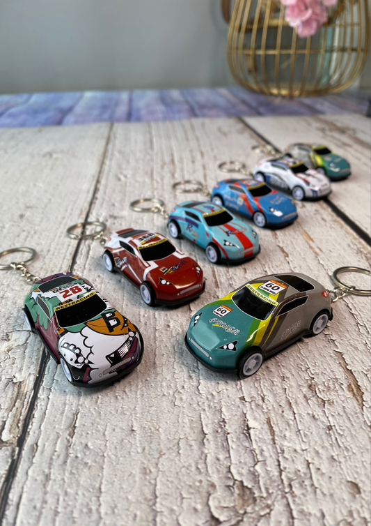 Pullback Car Keychain | Mini Car Keychain
