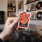 RCB Logo Sticker | Premium GenZCustom Sticker
