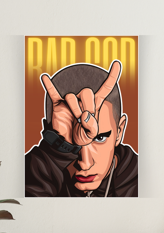 Rap GOD Eminem Poster | Music Posters