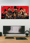 Red Dead Redemption X Outlaws For Life | Gaming Set | Split Design Poster