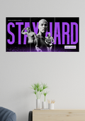STAY HARD | David Goggins | Set of 3 Split Design Poster