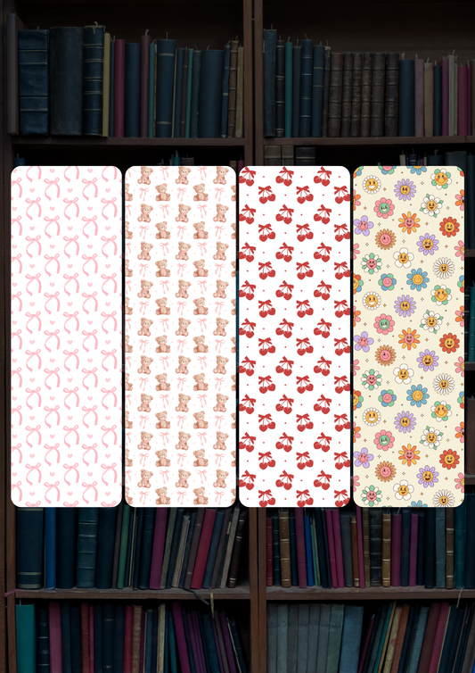 Set Of 4 Aesthetic Bookmark Combo 