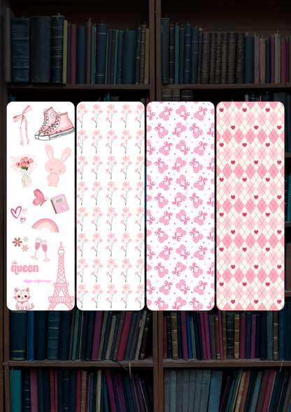 Set Of 4 Aesthetic Bookmark Combo #4 | Bookmark