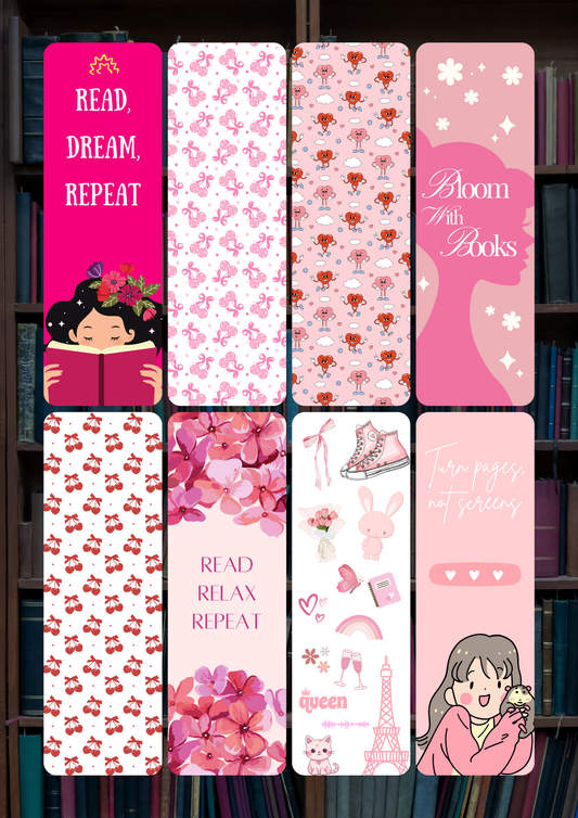 Set Of 8 Aesthetic Bookmark Combo #2 | Bookmark