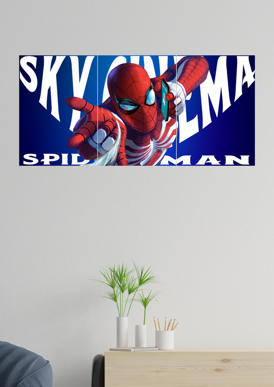 Sky Cinema x Spiderman Poster | Split Design Poster 