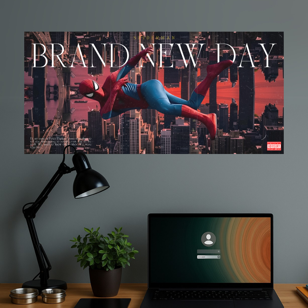 Spiderman Brand New Day | Split Design Poster