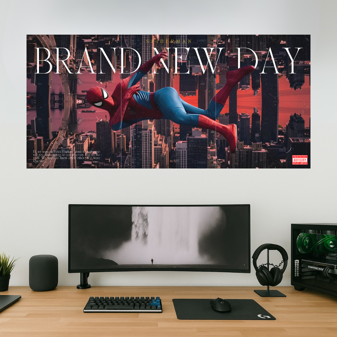 Spiderman Brand New Day | Split Design Poster