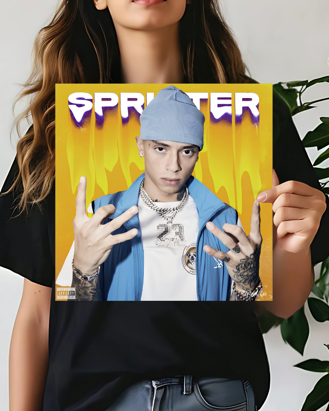 Sprinter Central Cee Poster | Square Poster