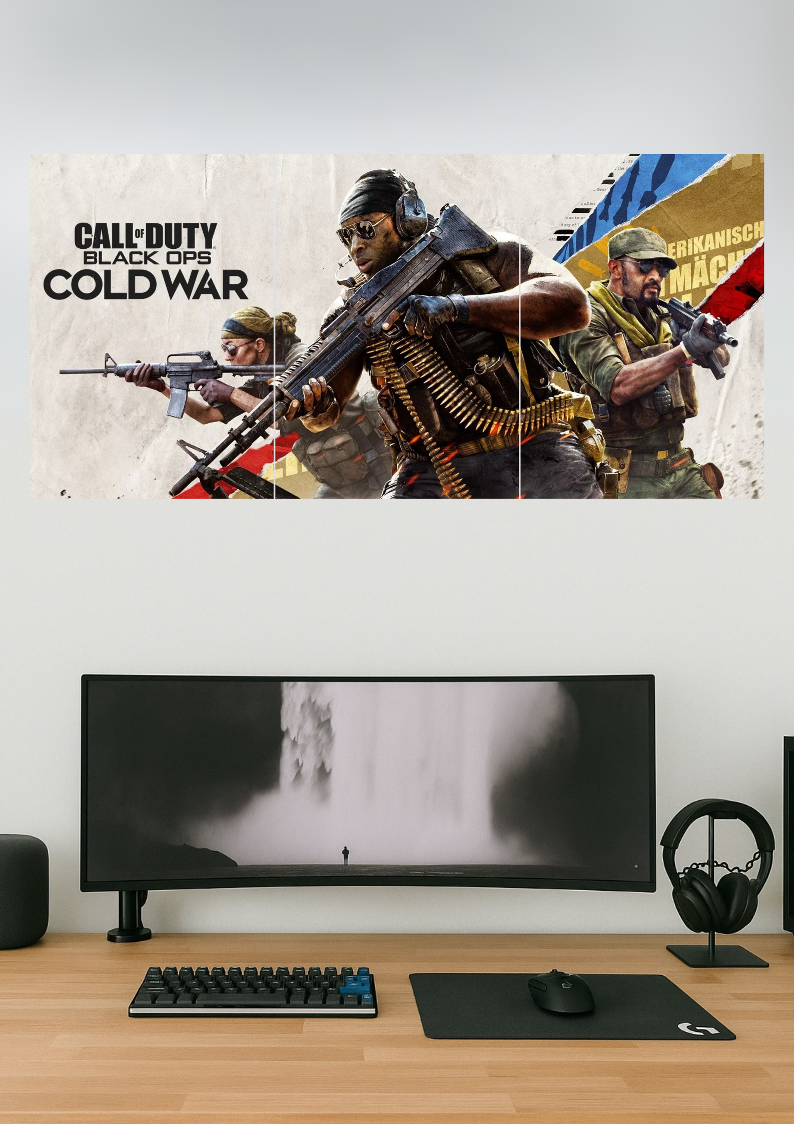 Stunning Call Of Duty | Black Ops Cold War | Split Design Poster