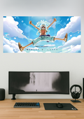 THE MONKEY D. LUFFY #01 | Anime Poster | Split Design Poster