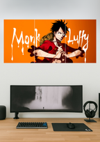 THE MONKEY D. LUFFY #03 | Anime Poster | Split Design Poster 