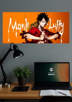 THE MONKEY D. LUFFY #03 | Anime Poster | Split Design Poster 