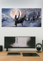 THE RORONOA ZORO #01 | Anime Poster | Split Design Poster