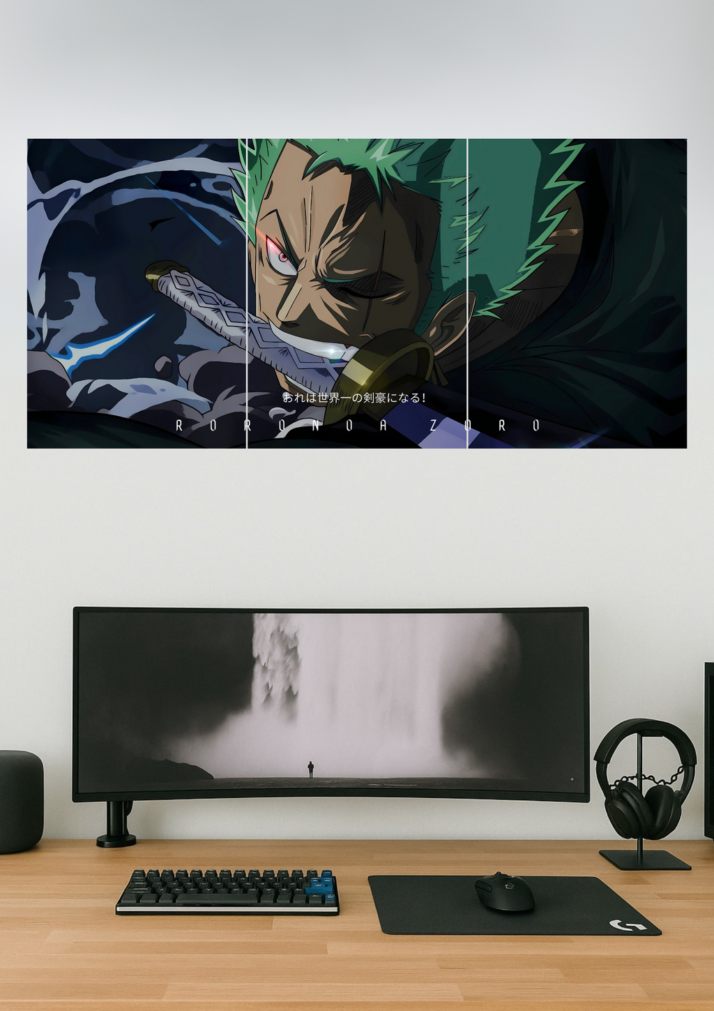 THE RORONOA ZORO #02 | Anime Poster | Split Design Poster