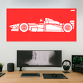 The Formula 1 Car Poster | Set of 3 Split Design Poster