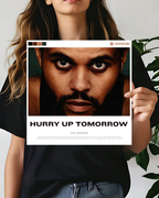 The Weeknd | Hurry Up Tomorrow Music Cover Poster | Square Poster