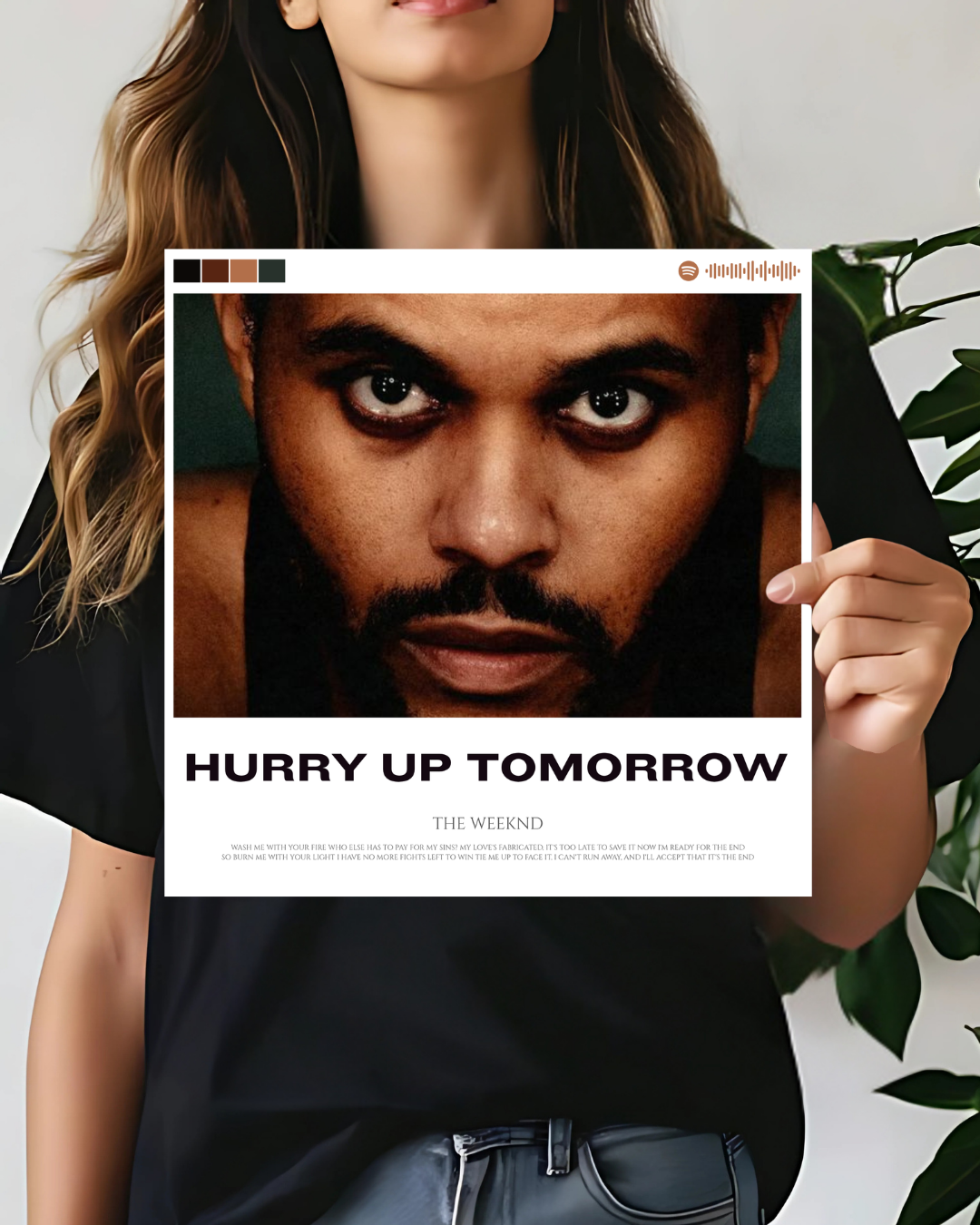 The Weeknd | Hurry Up Tomorrow Music Cover Poster | Square Poster
